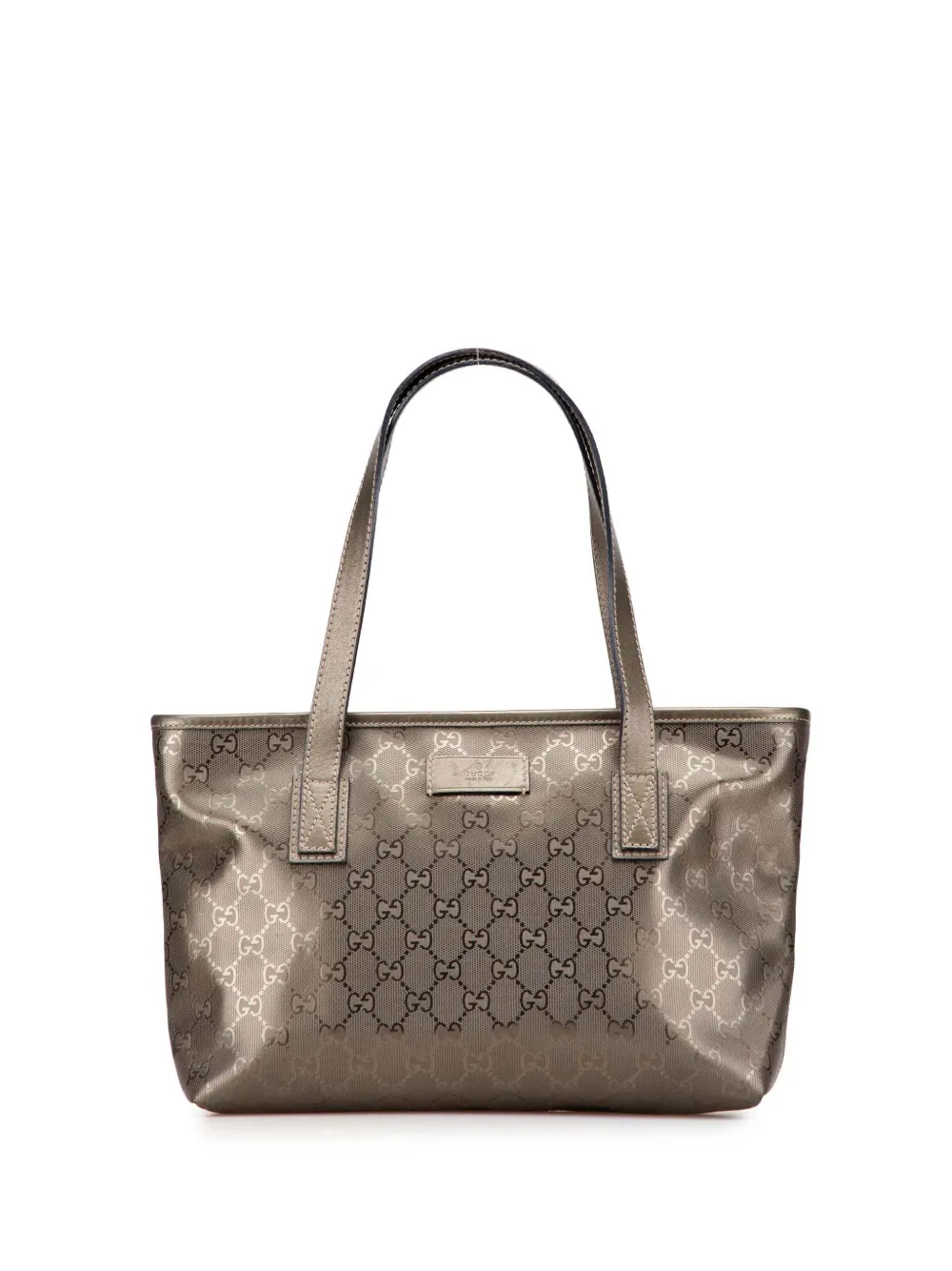 Gucci Pre-Owned 2000-2015 GGインプリメ トートバッグ - グレー Gucci Pre-Owned 2000-2015 GGインプリメ トートバッグ - グレー