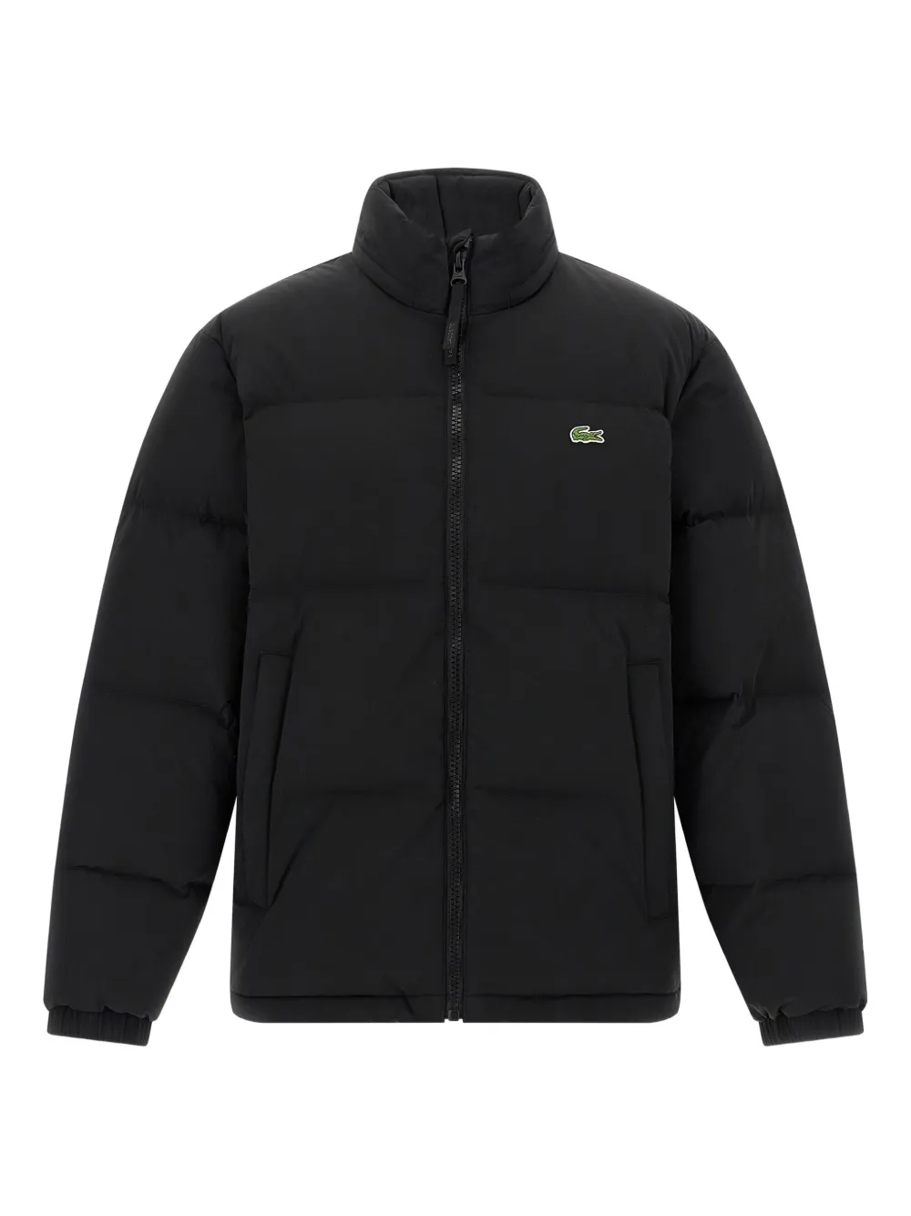 Lacoste キルティング パデッドジャケット - ブラック Lacoste キルティング パデッドジャケット - ブラック