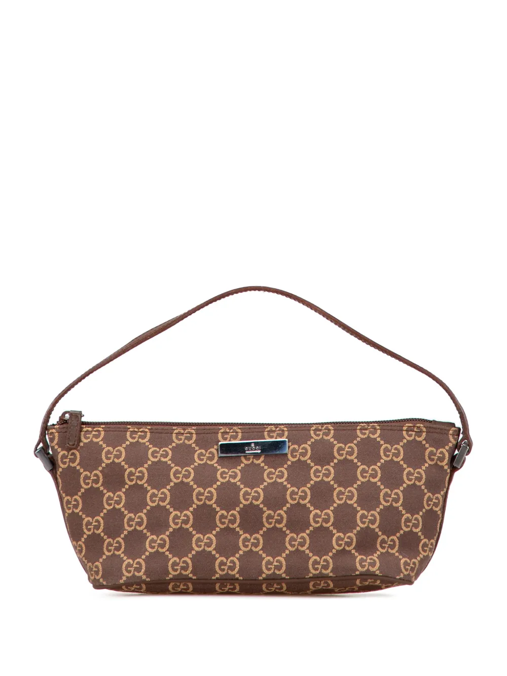 Gucci Pre-Owned 2000-2015 GG Canvas Boat shoulder bag | Brown | Image 1