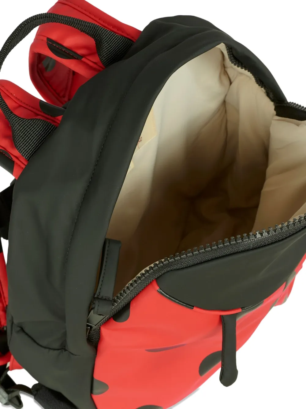 Konges Sløjd Ladybug Polka-dot Backpack In Red