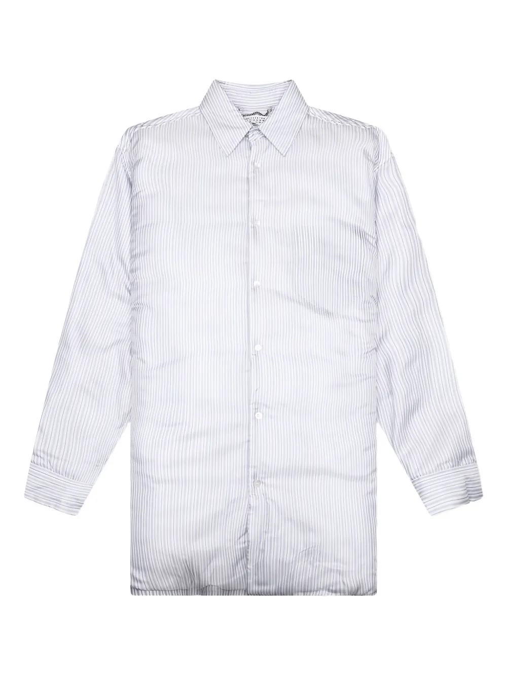 Maison Margiela padded stripe shirt | Blue | Image 1