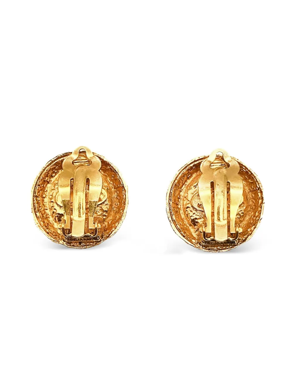CHANEL Pre-Owned aretes Etruscan con perla artificial 1970 | Image 2