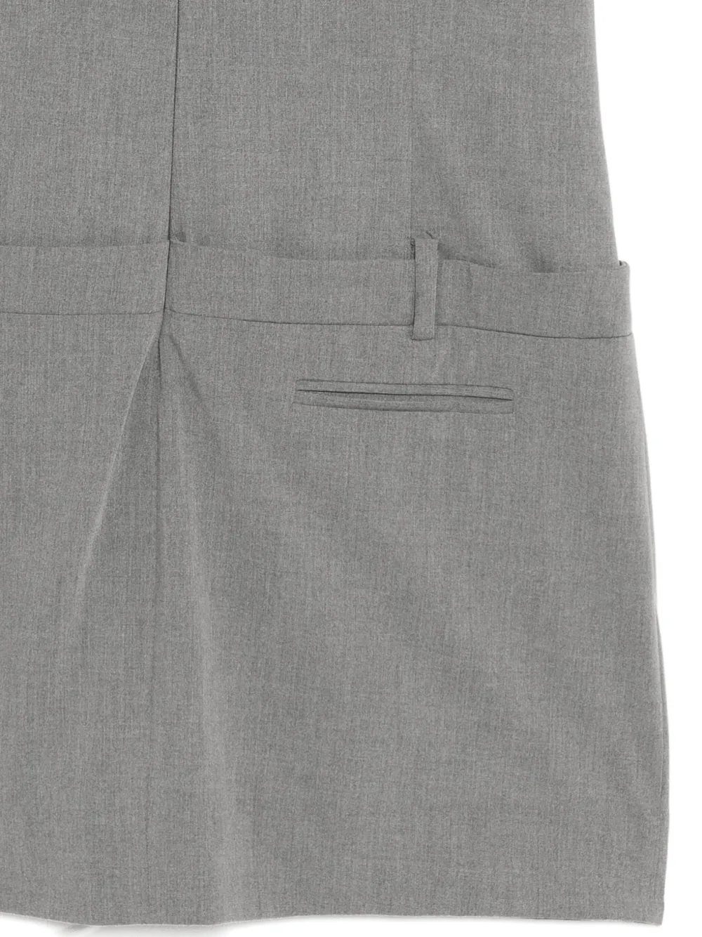 STAUD Skyla jurk Grijs