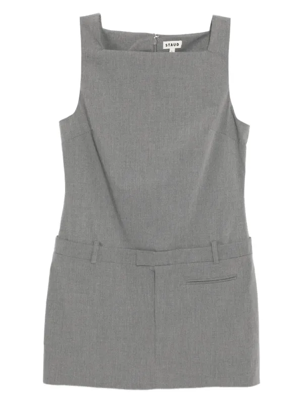 STAUD Skyla Dress | Grey | FARFETCH