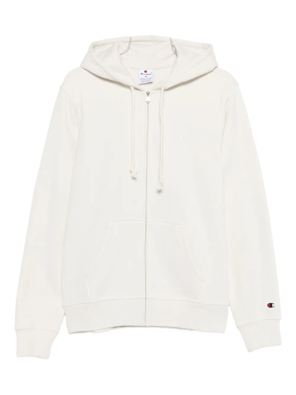 Champion zip-up hoodie | White | Image 1