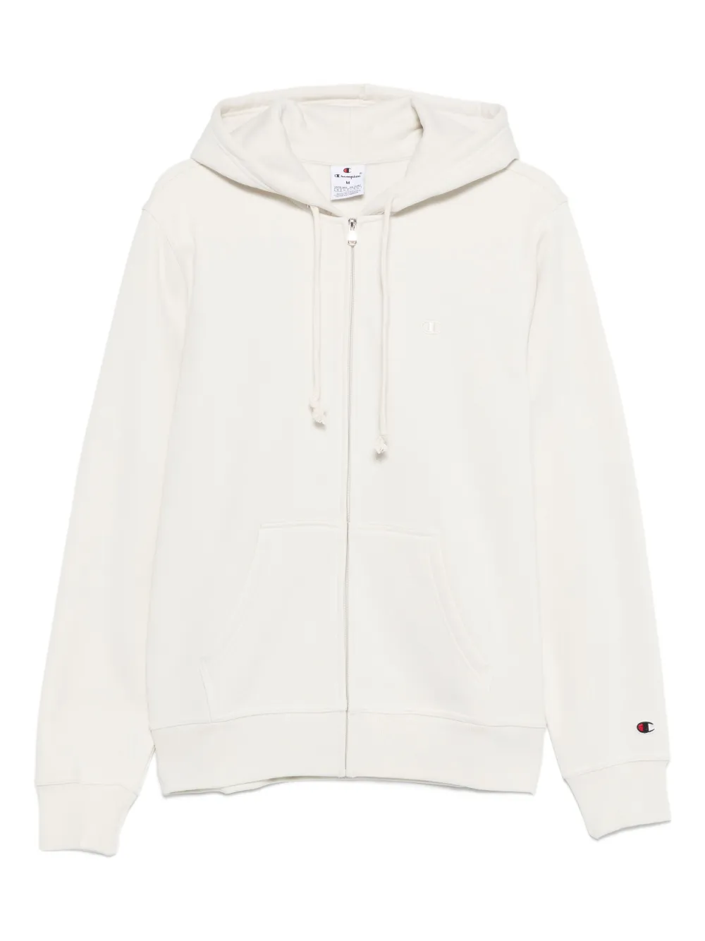 Champion ジップアップ パーカー - ホワイト Champion ジップアップ パーカー - ホワイト