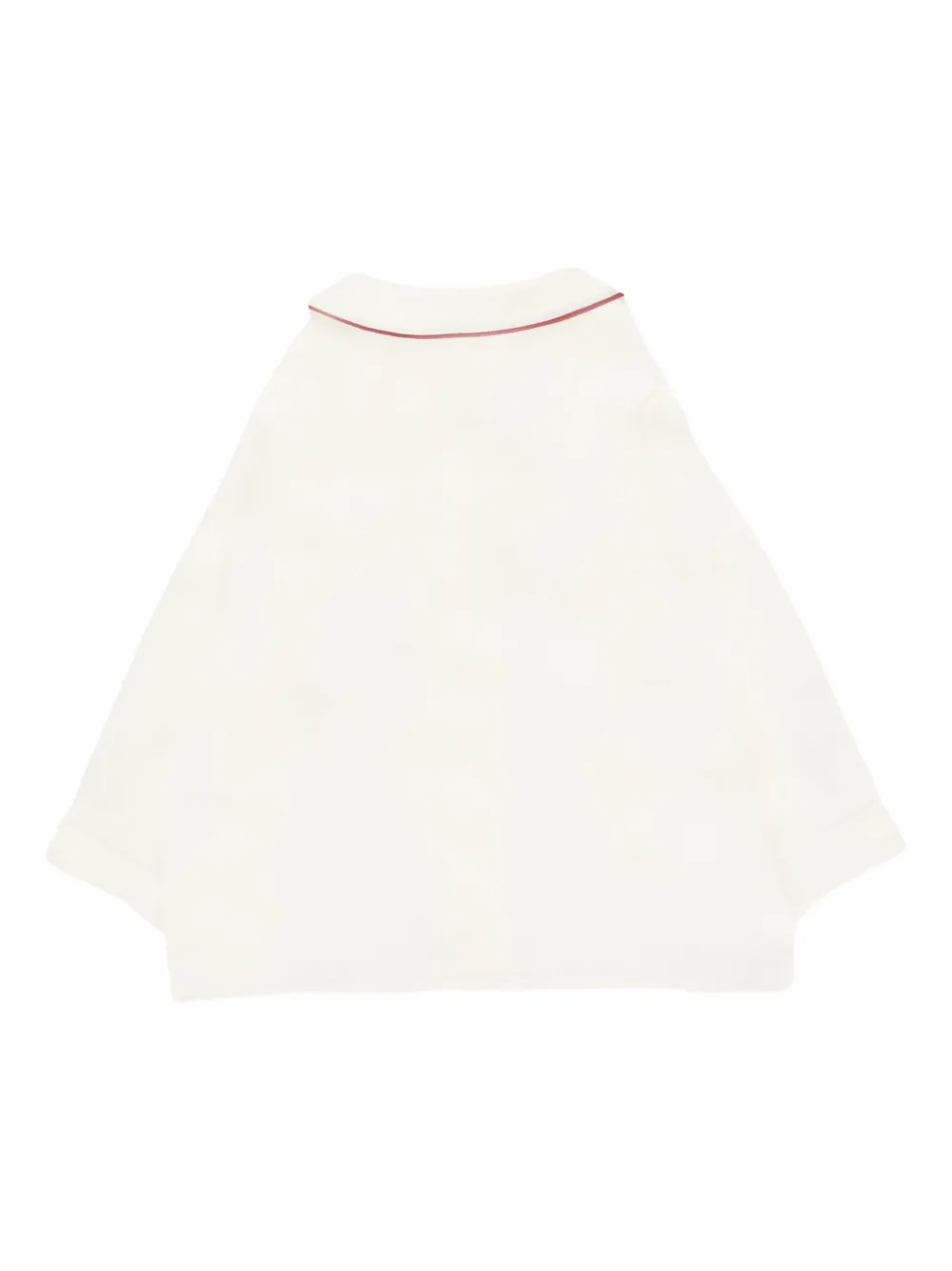 La Stupenderia Long-sleeve Collared Shirt In White