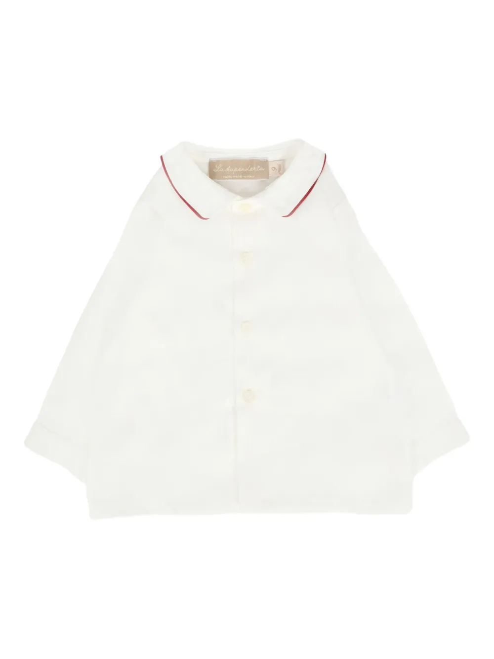 La Stupenderia Long-sleeve Collared Shirt In White