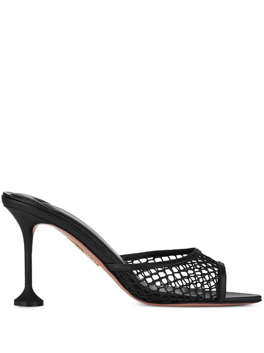 Aquazzura mesh-panel pointed-toe sandals | Black | Image 1