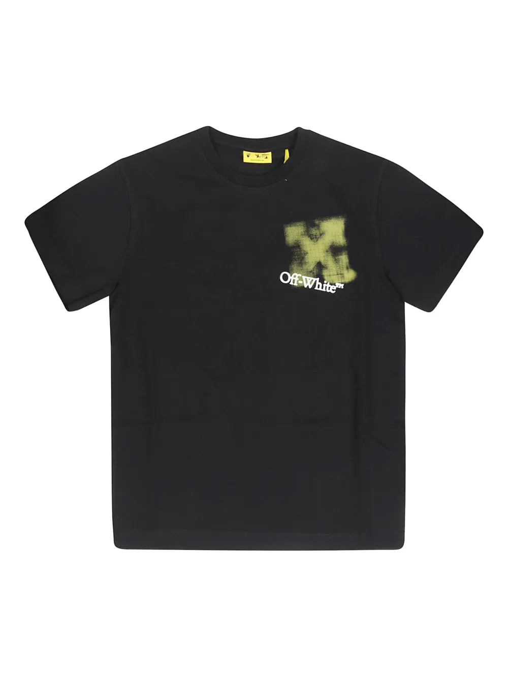 Off-White Kids logo graphic T-shirt - Nero