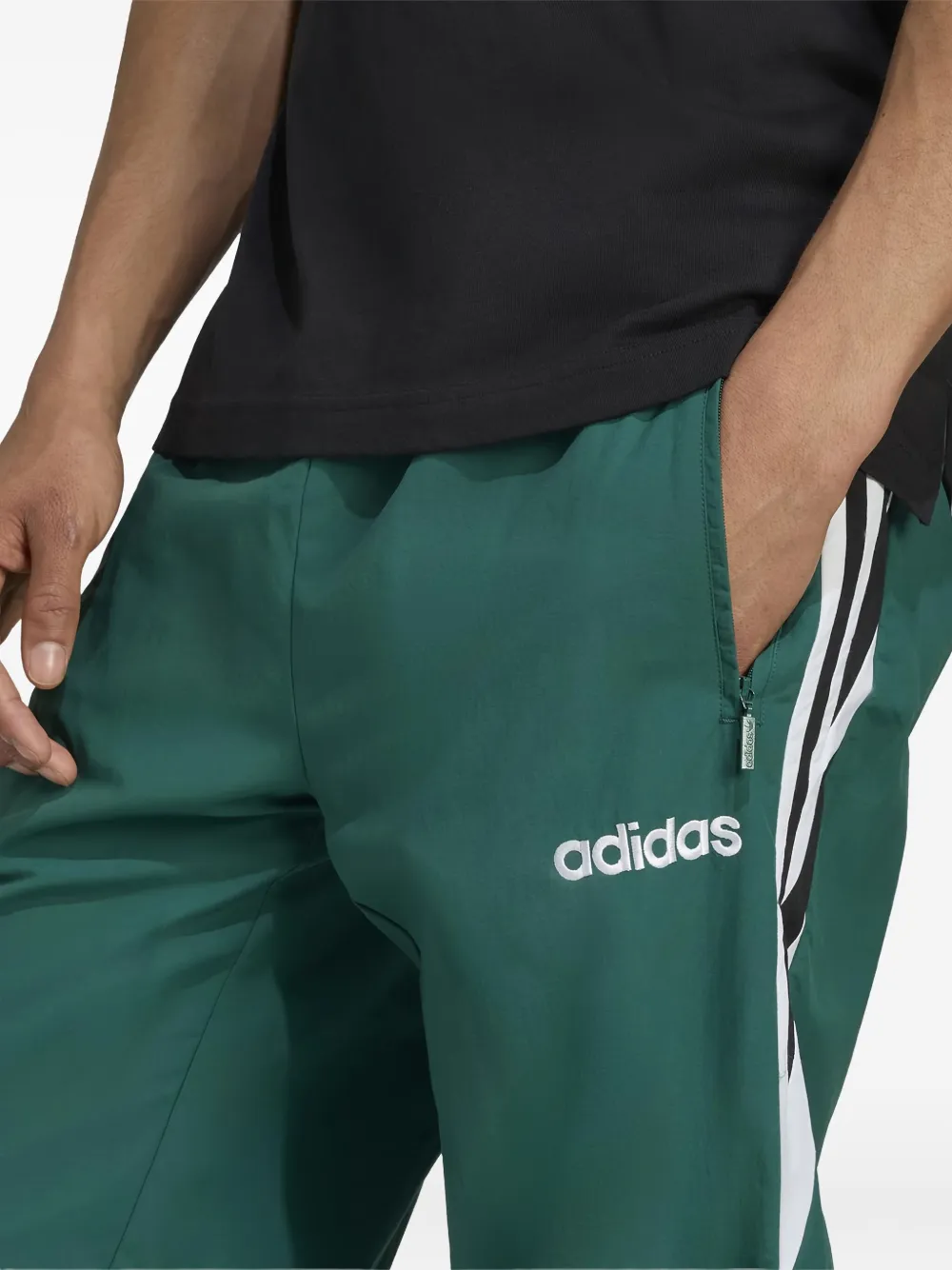 adidas Trainingsbroek met drie strepen Groen
