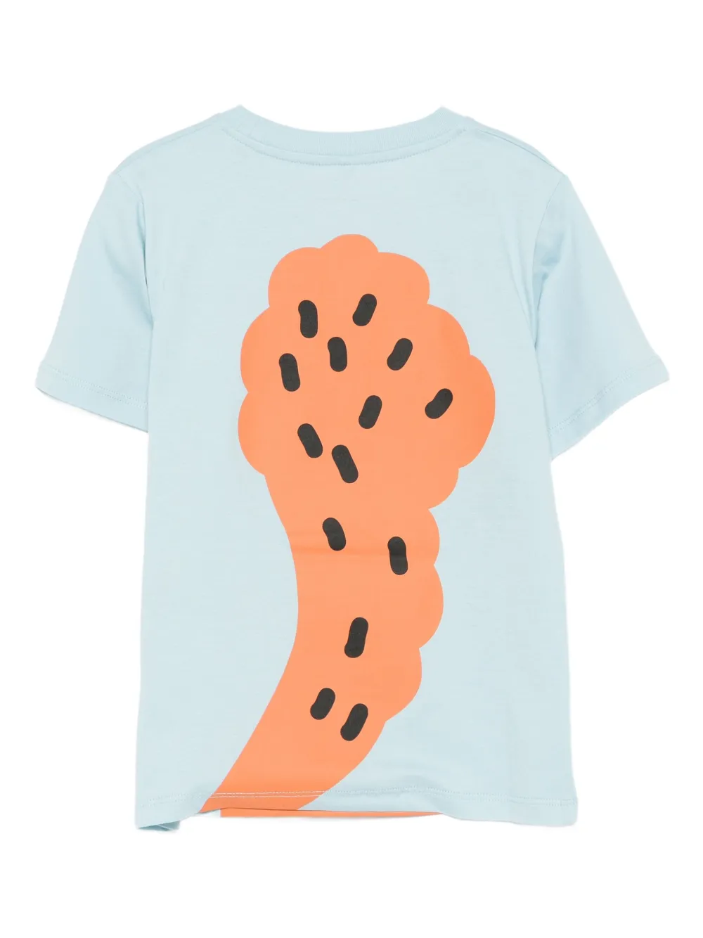 Stella McCartney Kids T-shirt met eekhoornprint Blauw