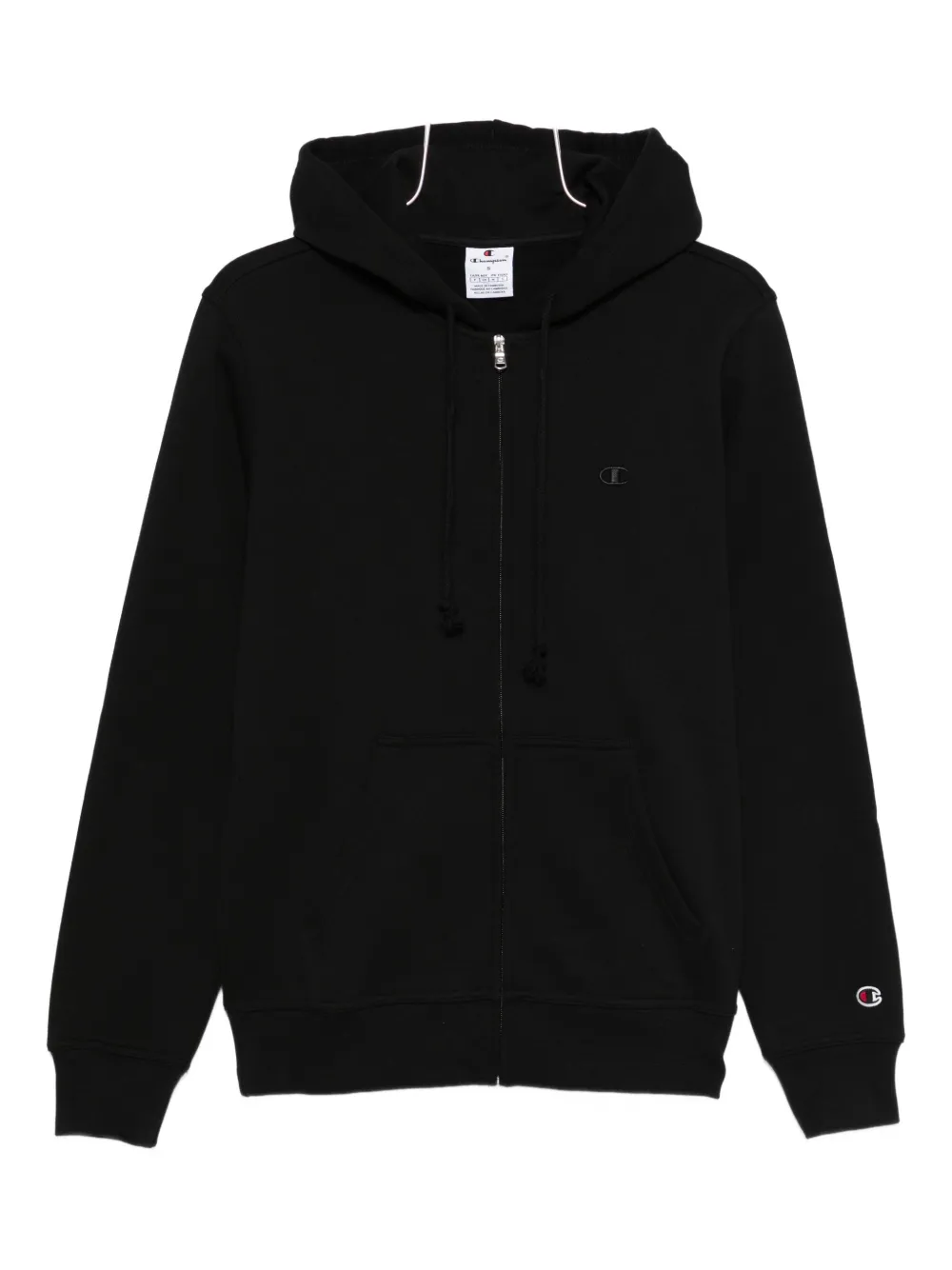 Champion zip-up hoodie | Black | Image 1