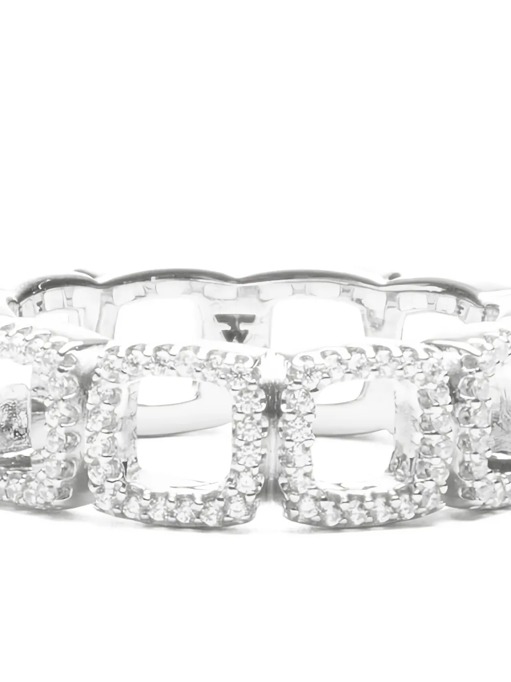 Tom Wood square-link zirconia ring | Image 2