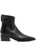 Pomme D´Or pointed-toe zip-up boots - Black
