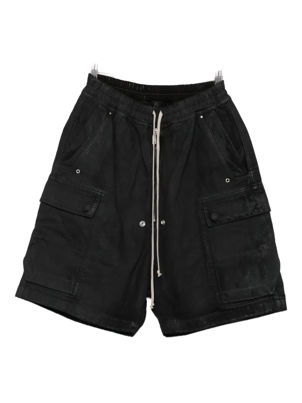 Rick Owens Drkshdw Cargo-pocket Drawstring Shorts In Black