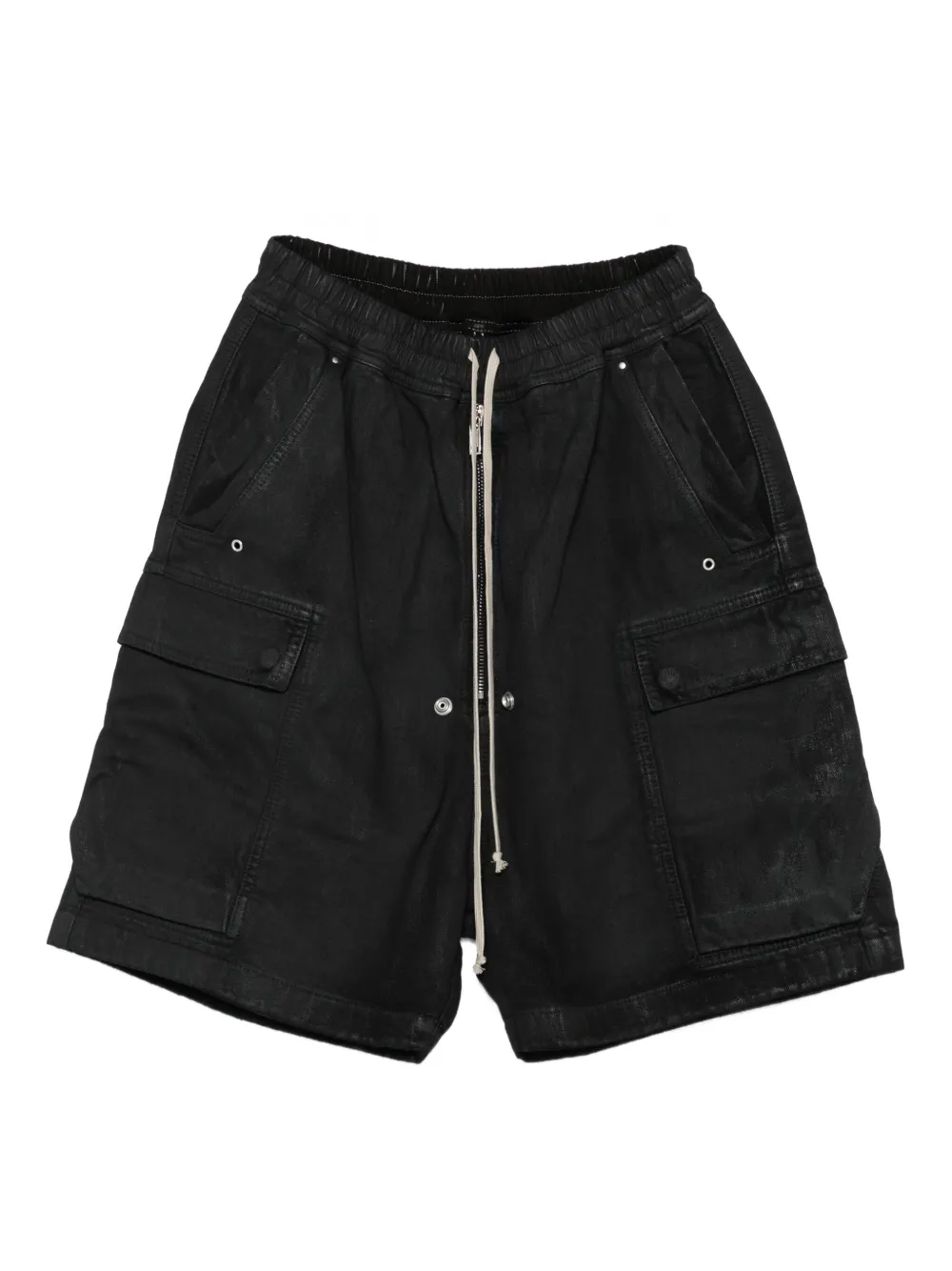 Rick Owens DRKSHDW cargo-pocket drawstring shorts | Black | Image 1