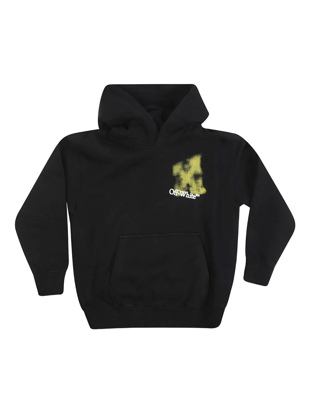 Off-White Kids graphic hooded sweatshirt - Nero