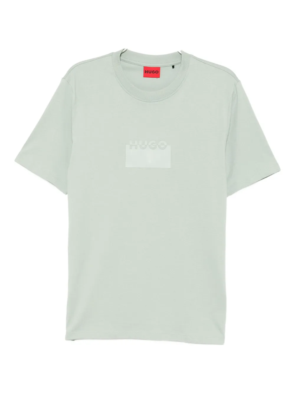 HUGO logo-print T-shirt | Green | Image 1