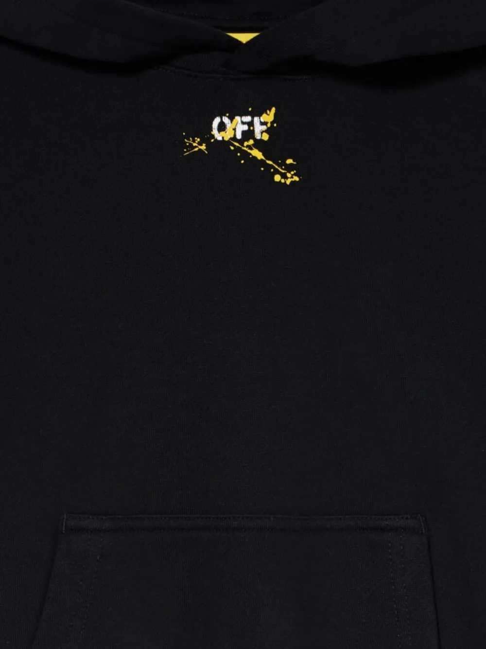 Off-White Kids Hoodie met print Zwart