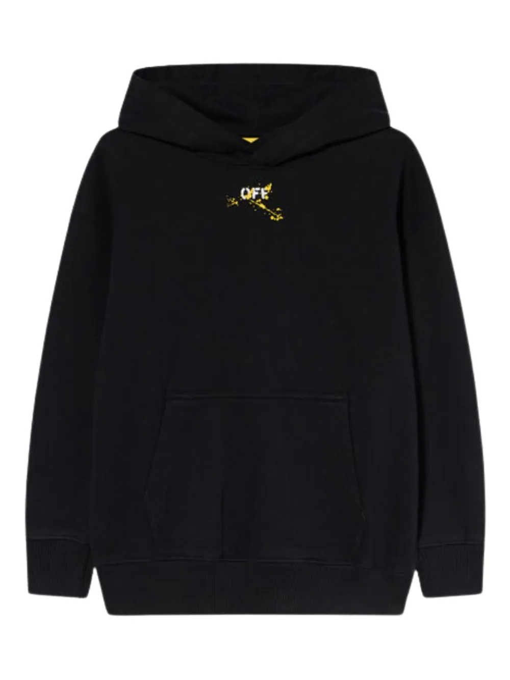 Off-White Kids graphic-print hoodie - Nero