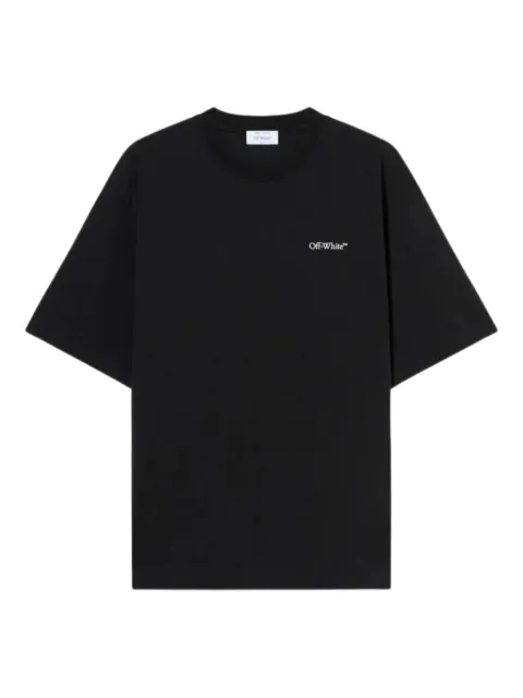 Off-White playera con logo estampado