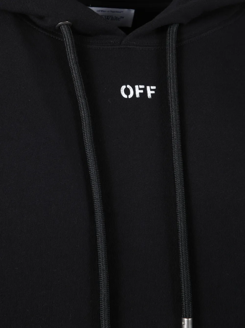 Off-White Brush Arrow hoodie Zwart