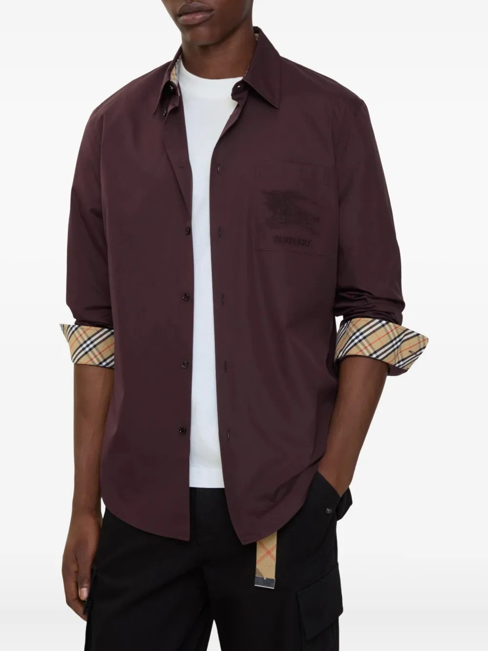 Burberry playera con bordado EKD | Image 2