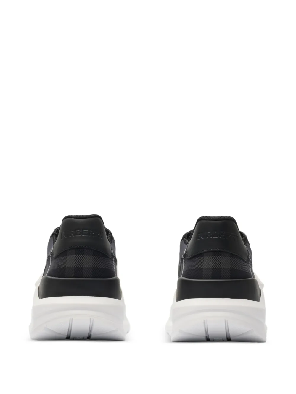 Burberry Karierte Sneakers In Black