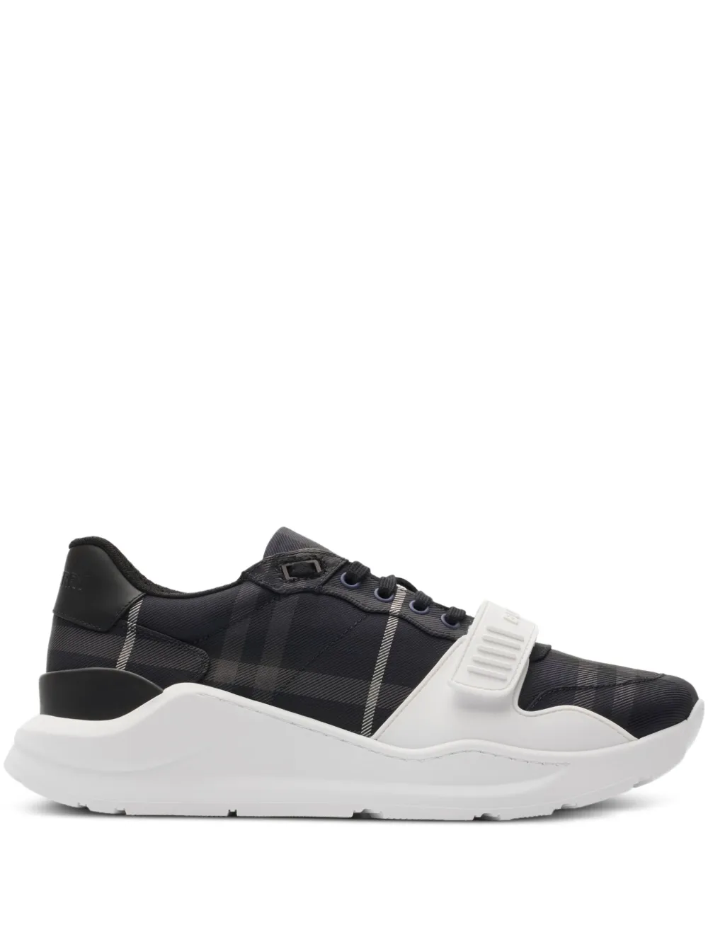 Burberry Geruite sneakers Zwart