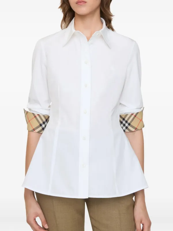 burberry dress shirt women Women's Burberry Tops
