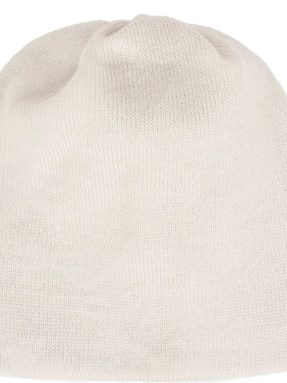 Little Bear Ruched-top Wool Beanie In Neutral