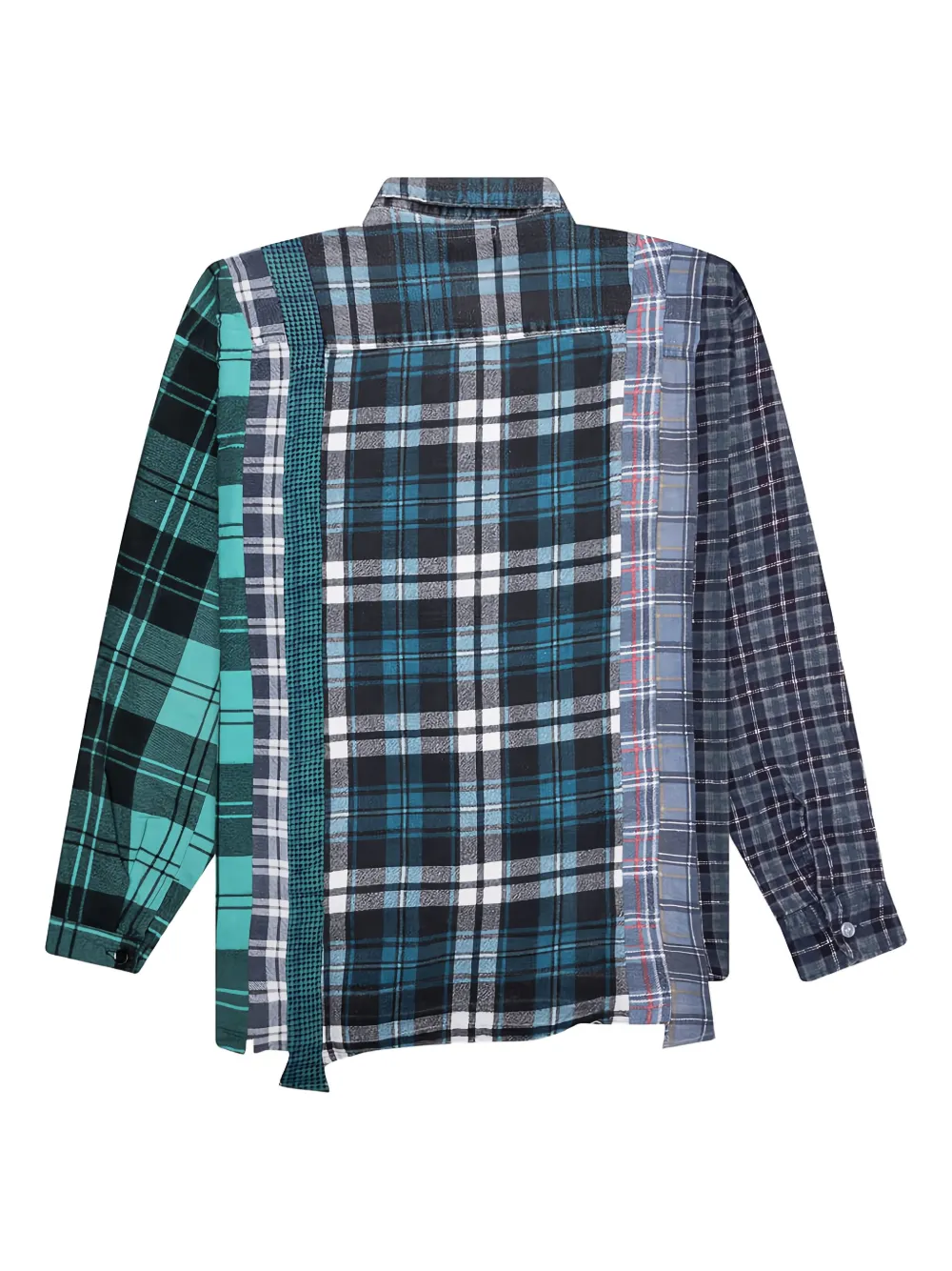 Needles Patchwork Long-sleeve Shirt In Multi