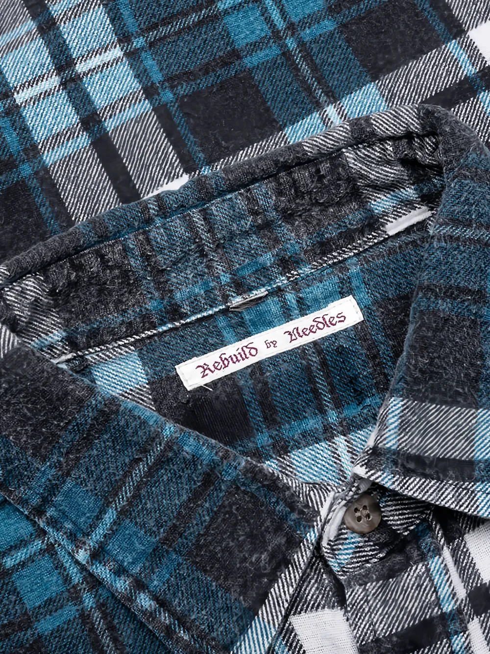 Needles Patchwork Long-sleeve Shirt In Multi