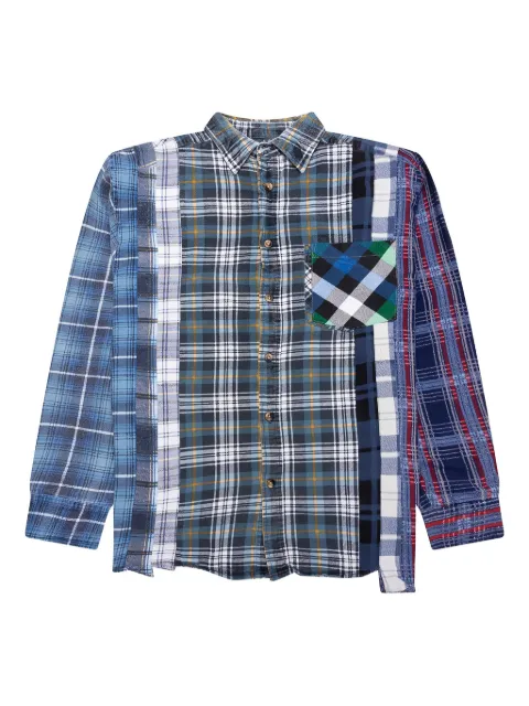 Needles patchwork long-sleeve shirt