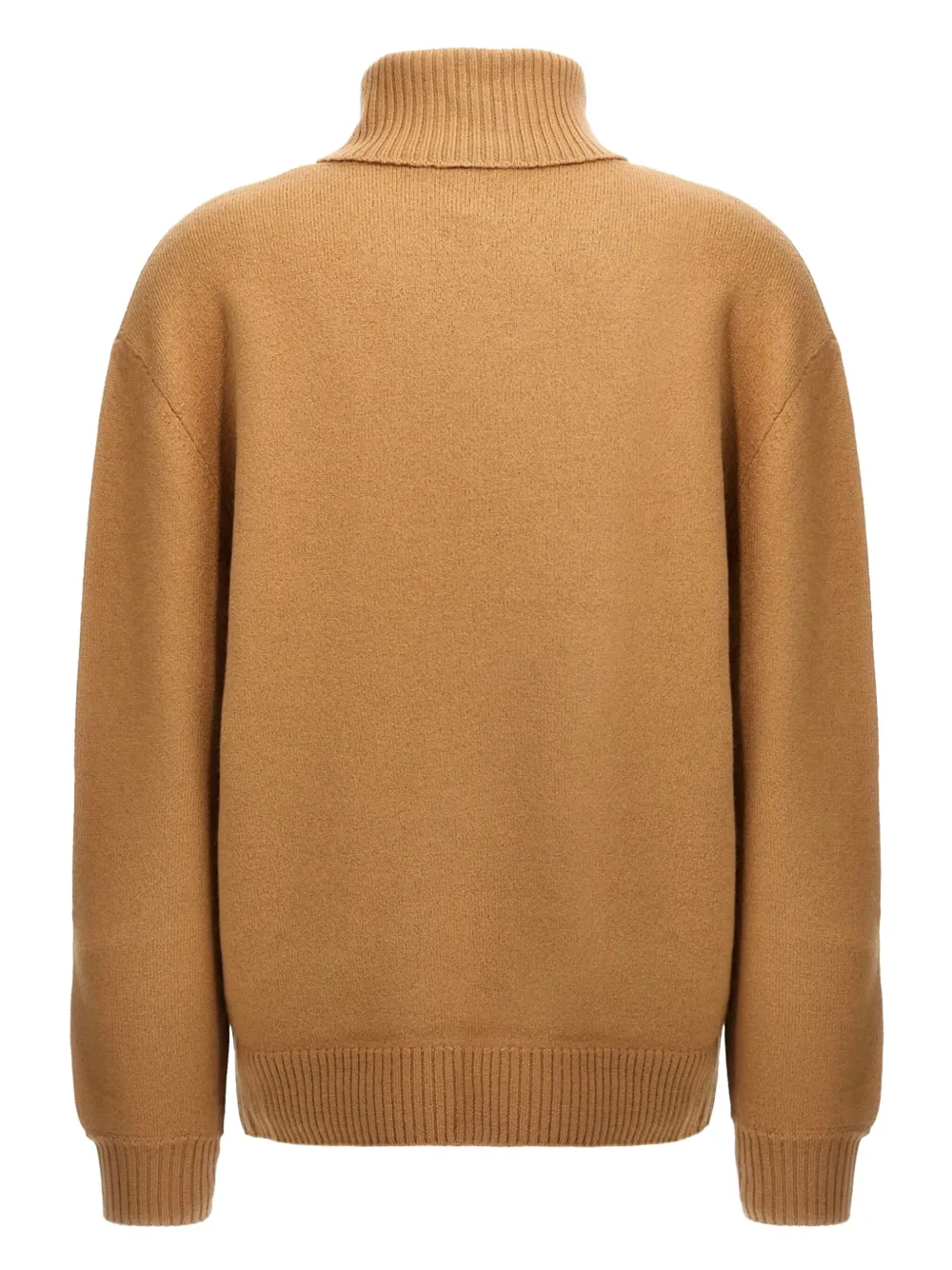 A.P.C. turtleneck logo-detail sweater - Bruin
