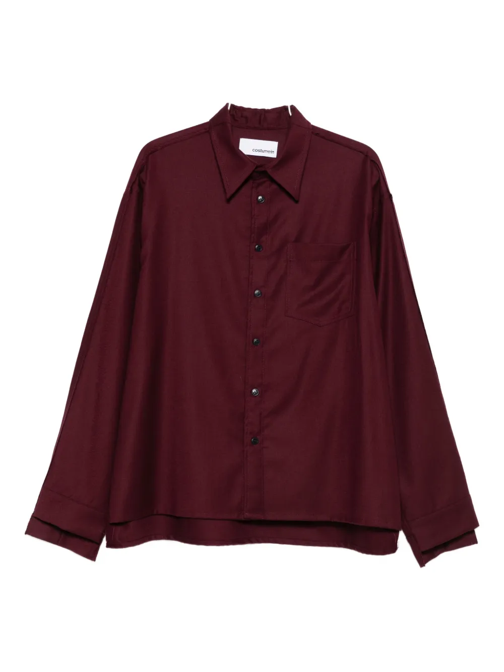 Costumein chest-pocket shirt | Red | Image 1