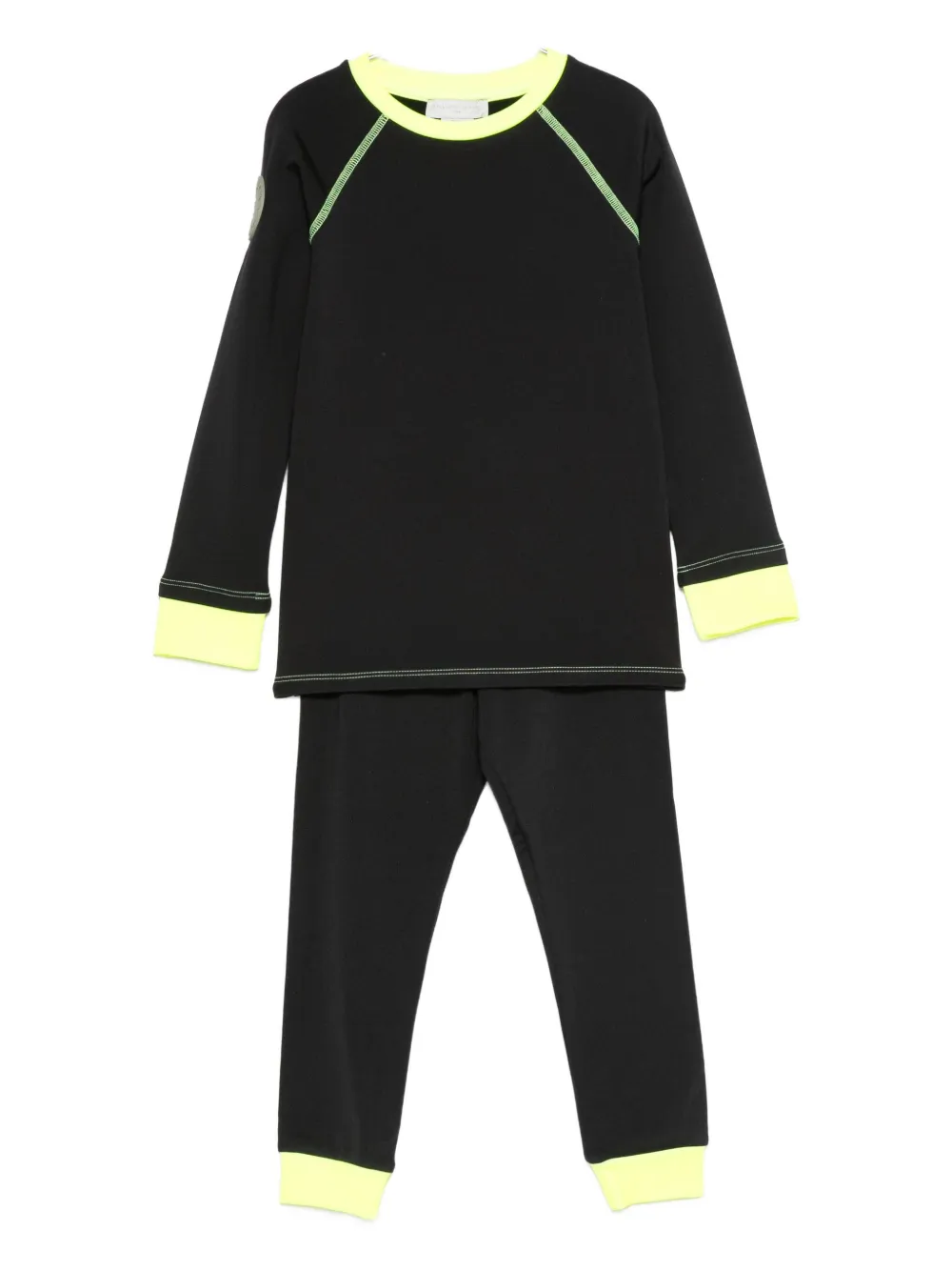 Stella McCartney Kids neon-trimmed tracksuit | Black | Image 1
