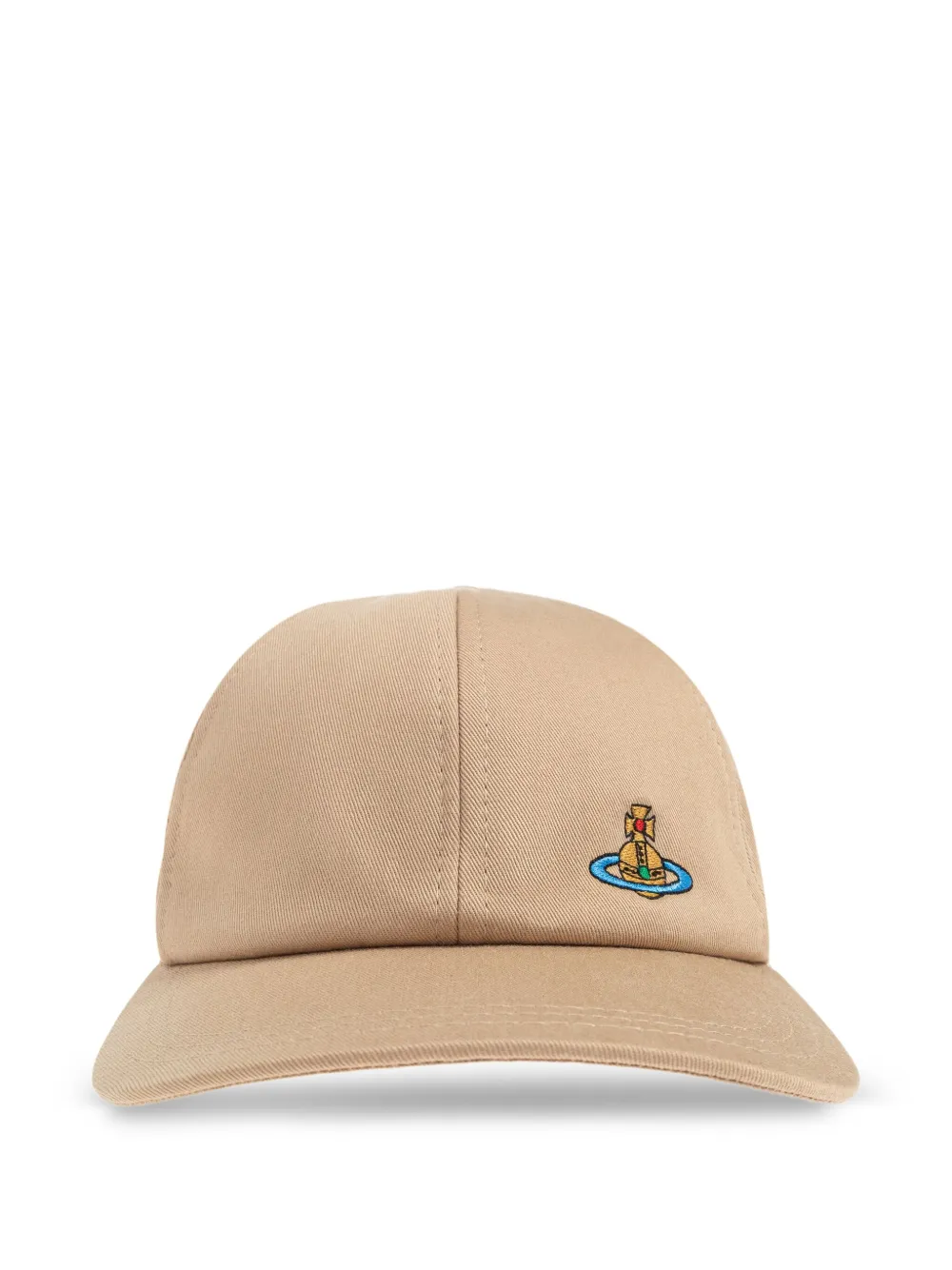 Vivienne Westwood Orb-embroidered baseball cap | Neutrals | Image 1