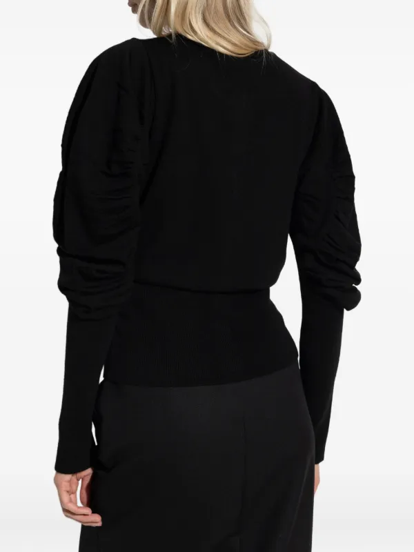 Vivienne Westwood Eli パフスリーブ カーディガン | ブラック