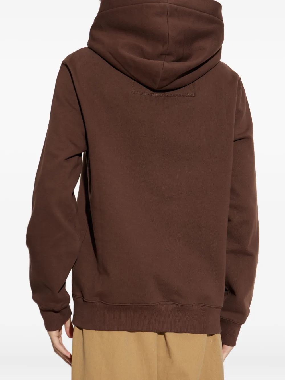 Lanvin Hoodie met geborduurd logo Bruin