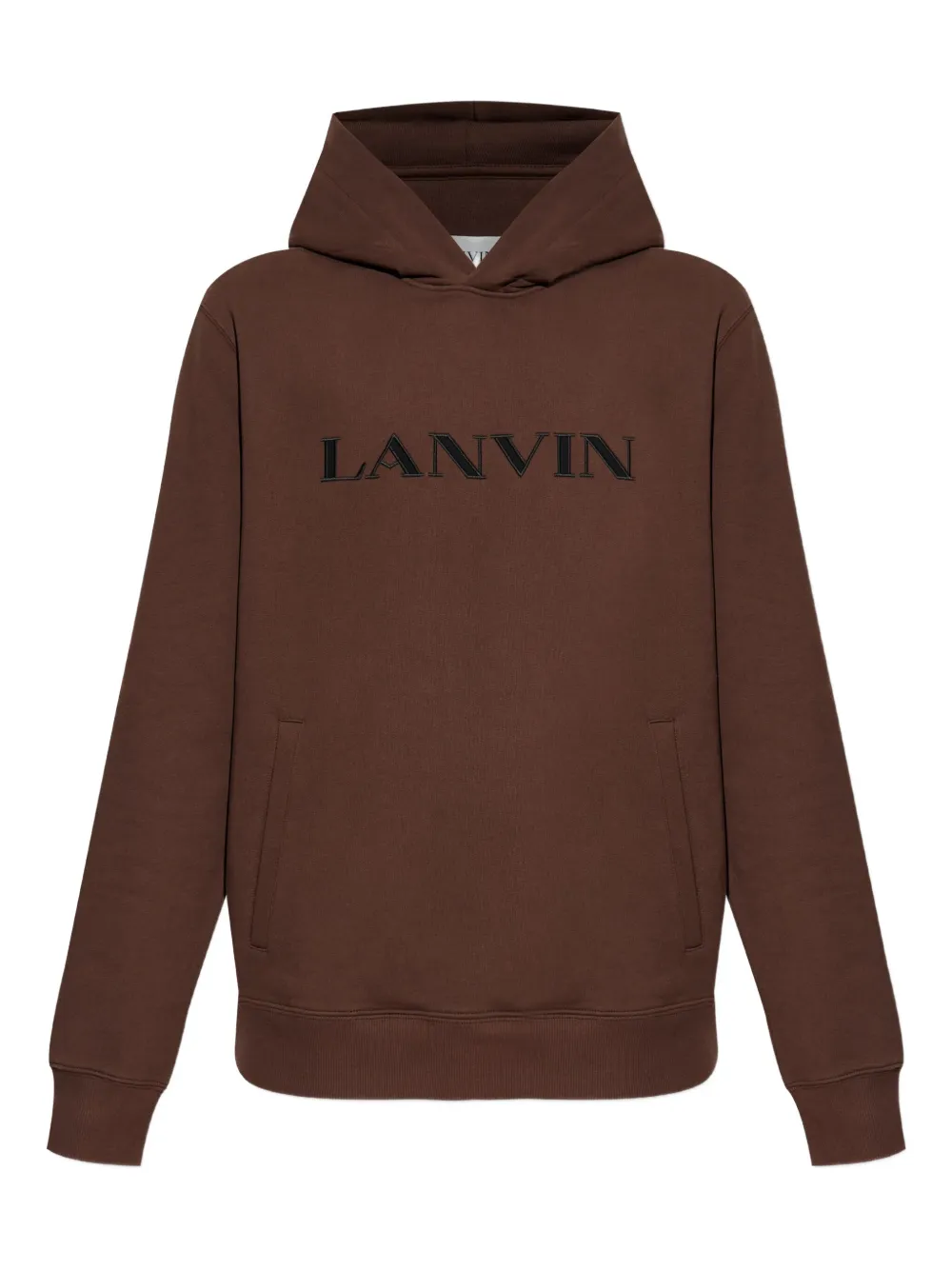 Lanvin ロゴ パーカー - ブラウン Lanvin ロゴ パーカー - ブラウン