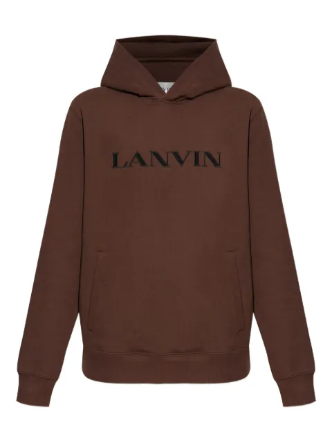 Lanvin logo-embroidered hoodie