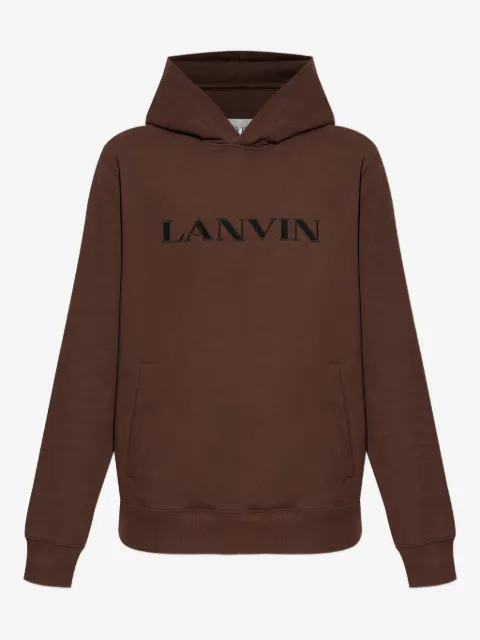 Lanvin hoodie con logo bordado