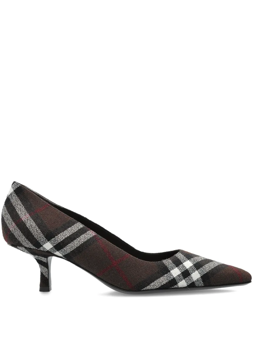 Burberry 55 mm Dame geruite pumps Bruin