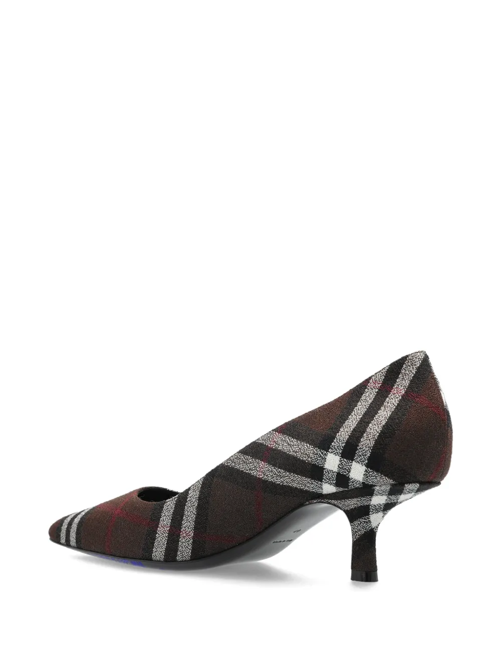 Burberry 55 mm Dame geruite pumps Bruin