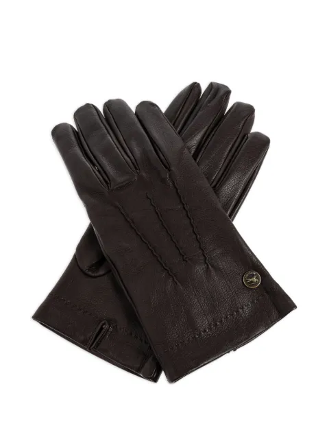 Burberry topstitched gloves