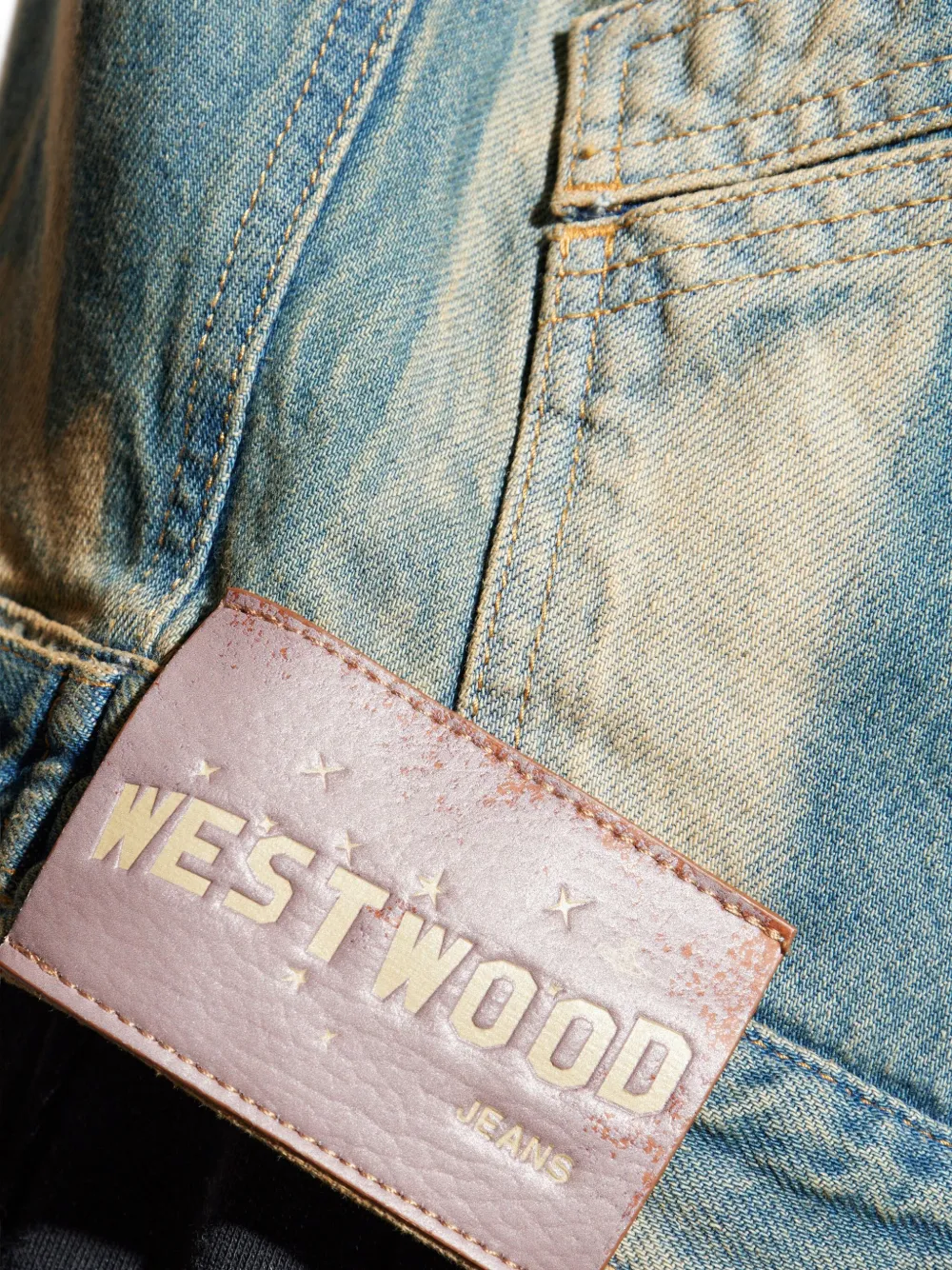 Vivienne Westwood Piranha Denim Jacket In Gray