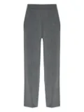 Lanvin elastic-waistband side-seam trousers - Grey