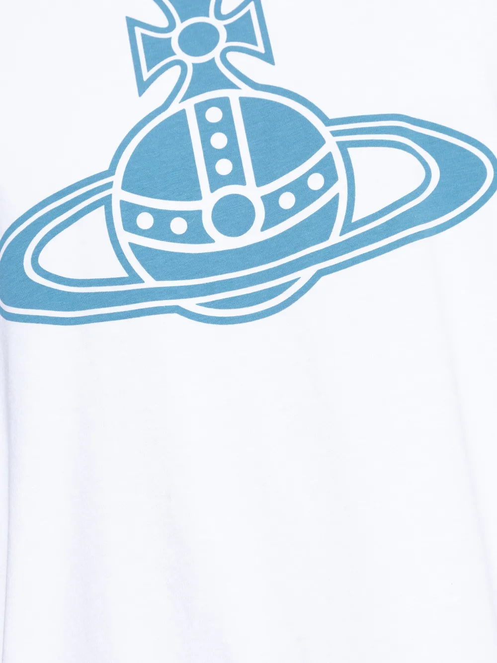 Vivienne Westwood Paris Orb-print T-shirt In White